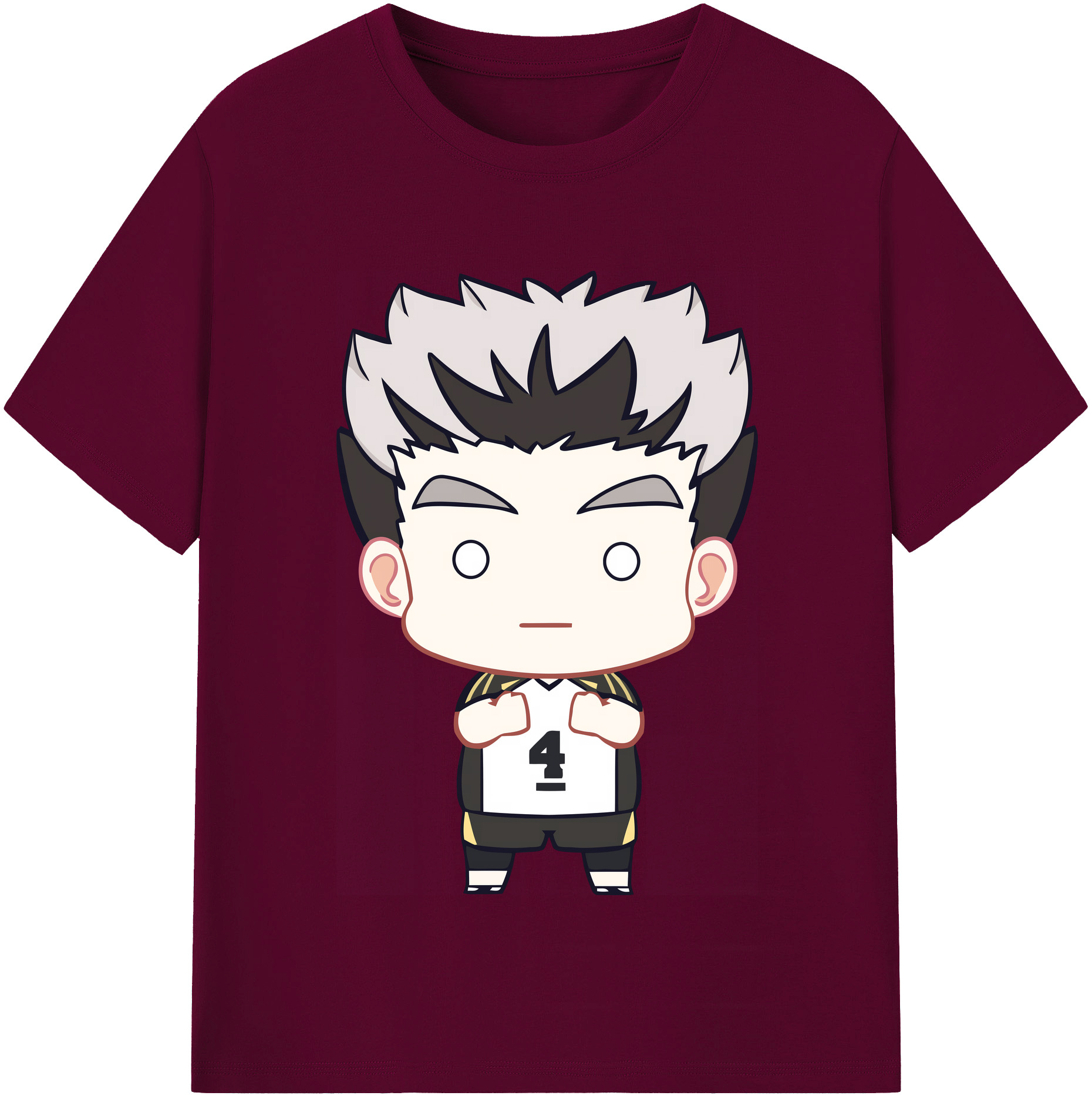（画像用） ハイキュー!! Haikyu!! レディースカジュアルプリントTシャツ（綿100％）